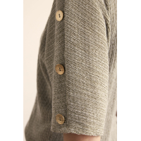 Tramontana Top Crinkled Aloe Melange